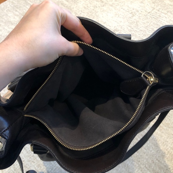 BURBERRY Haymarket Check Medium Golderton Tote - Picture 14 of 16